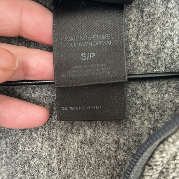 THE NORTH FACE - fleece jacket full zipper front grey long sleeve size small - Picture 9 of 11